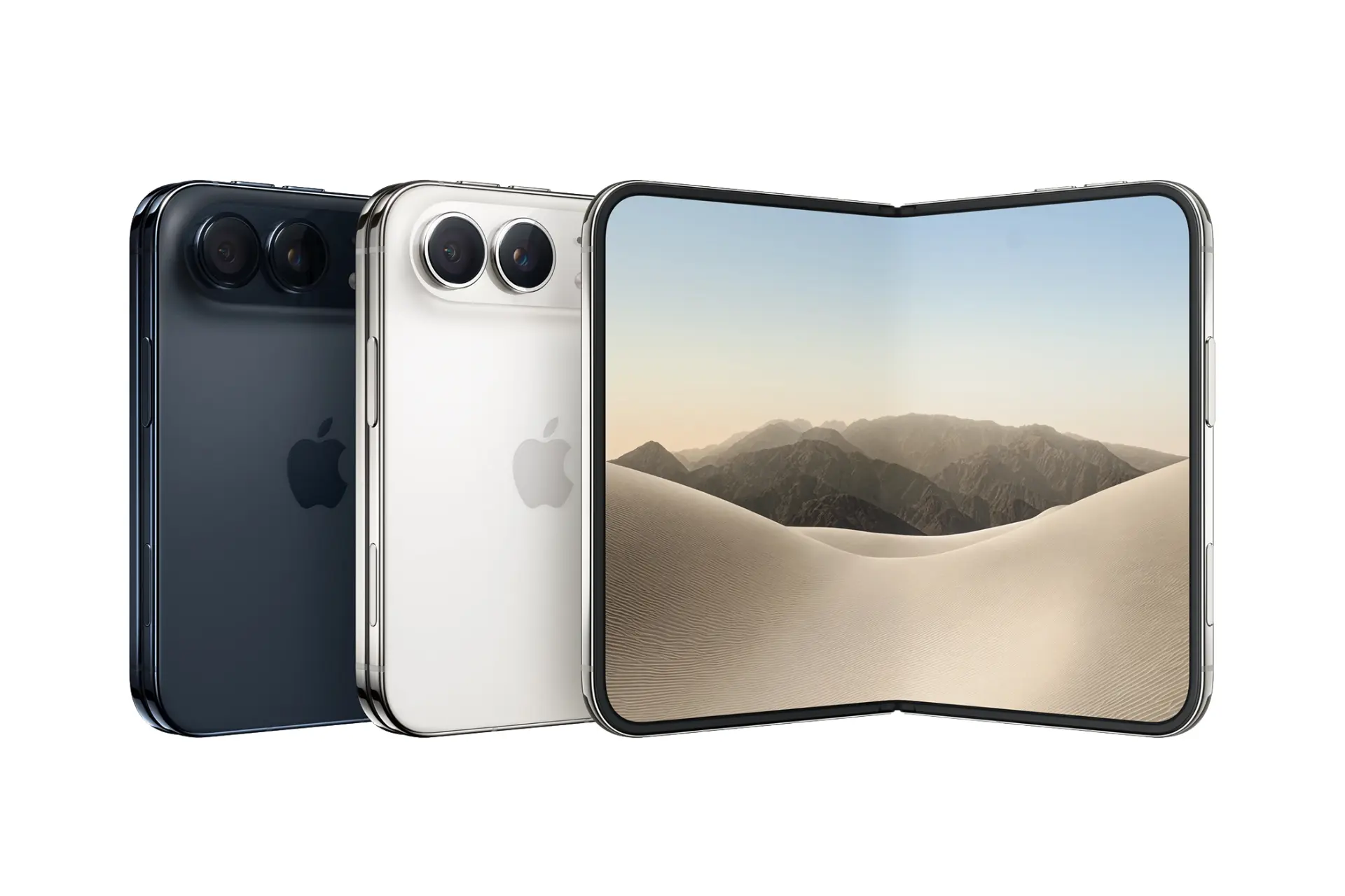 iPhone Duo؛ اولین آیفون تاشوی اپل با نمایشگر ۷.۶ اینچی
