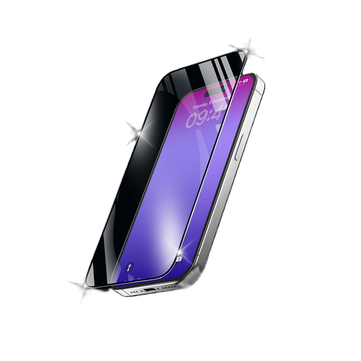گلس شفاف هیسکا برای IPHONE