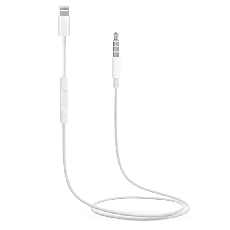 کابل تبدیل لایتنینگ به جک 3.5 AUX Audio مدل BUFF به طول 1 متر