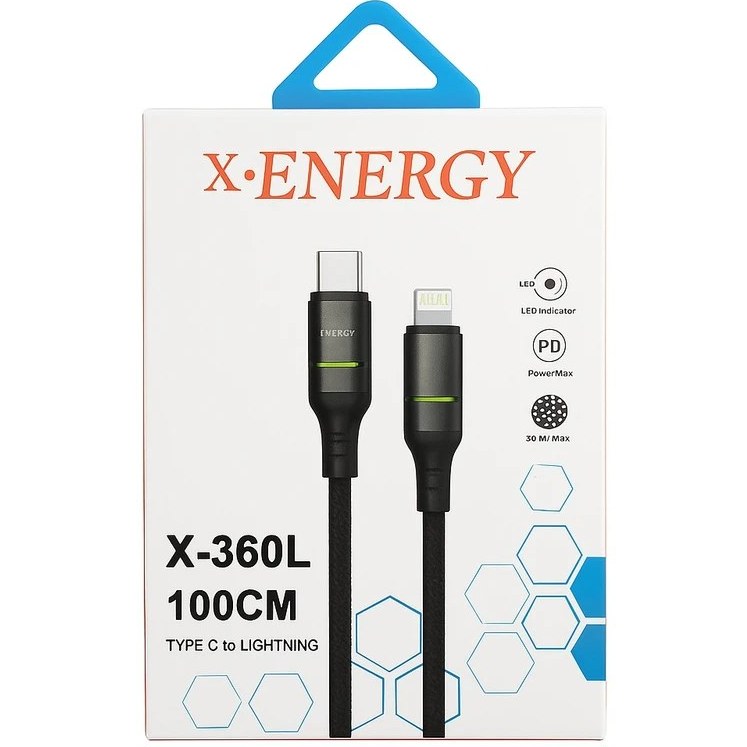 کابل Type-C به لایتنینگ X-Energy مدل X-360L