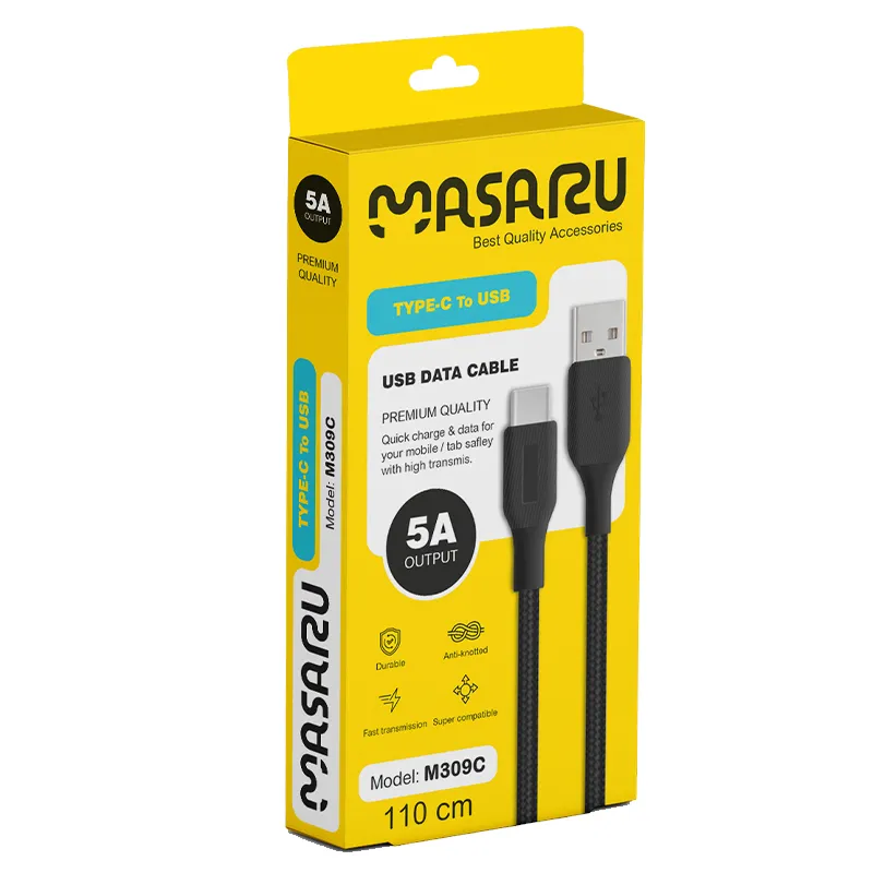 کابل شارژ کنفی فست 1.1متری Type-C مدل M309C