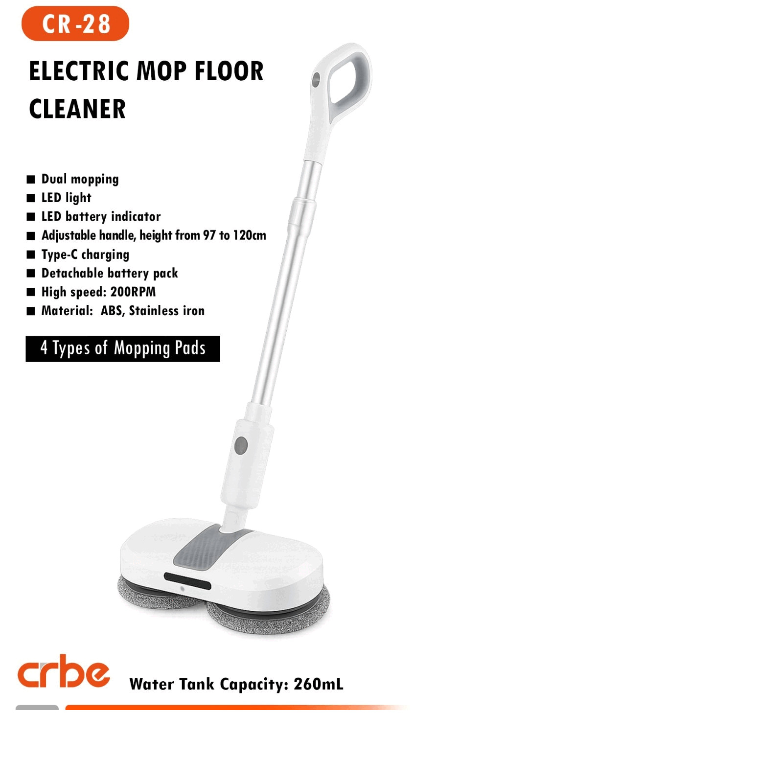 تی شارژی کربی مدل CR-28