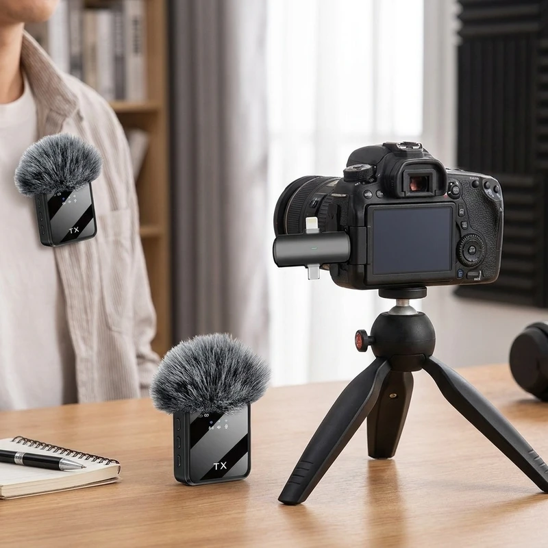 ست میکروفن بی سیم مدل F15 dual