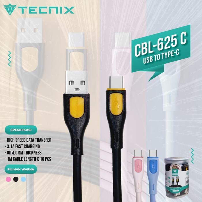 کابل تایپ سی TECNIXمدل CBL-625-C