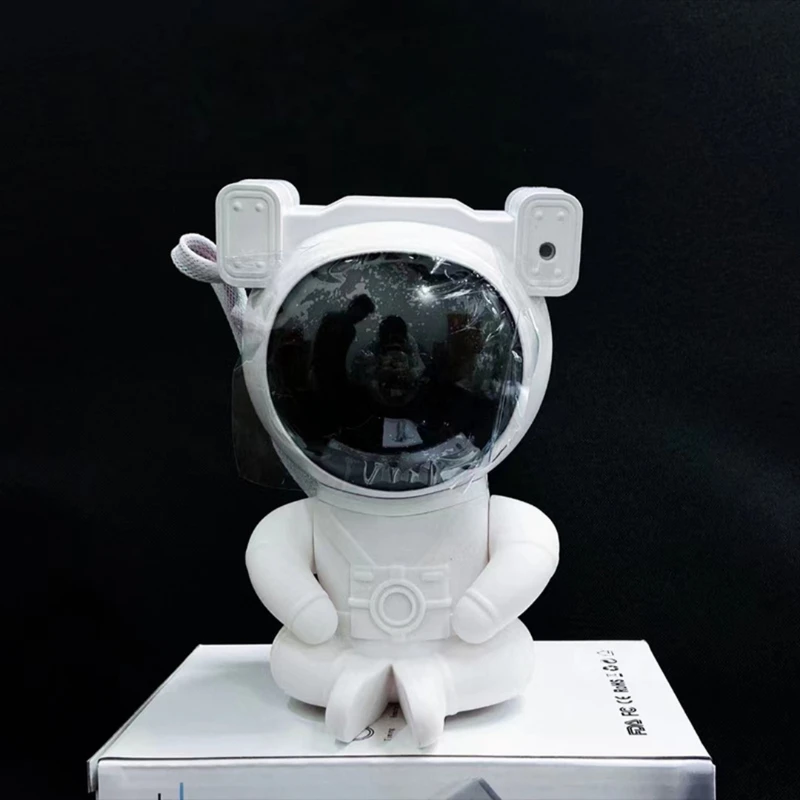 چراغ خواب مدل کهکشانی فضا نورد نشسته projector galactic 3