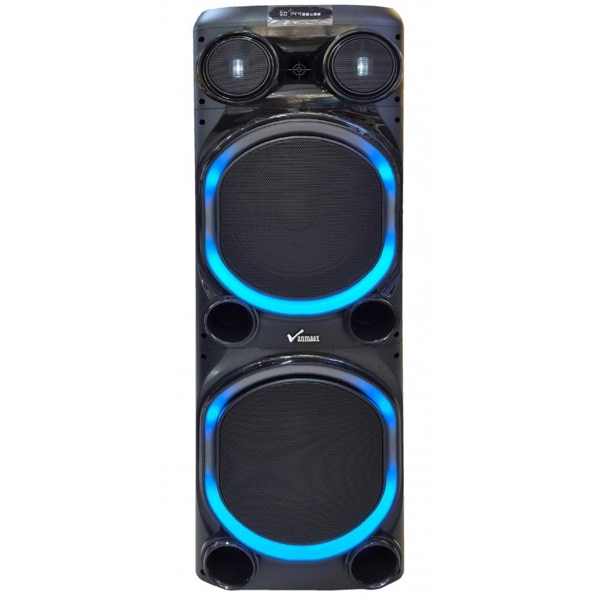اسپیکر شارژی VANMAAX مدل MAX-1215 به همراه میکروفون