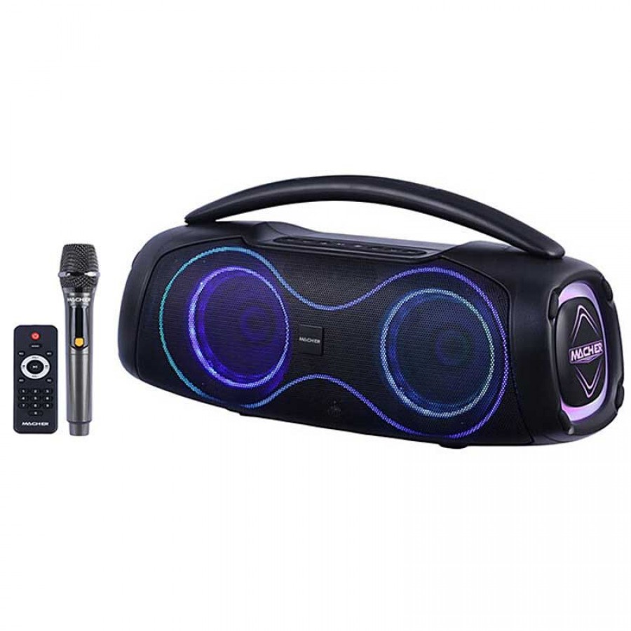 اسپیکر شارژی MACHER مدل MR580 به همراه میکروفون