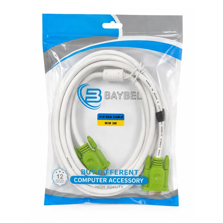 کابل گرافیک بایبل مدل BayBel VGA 3+4 طول 3 متر