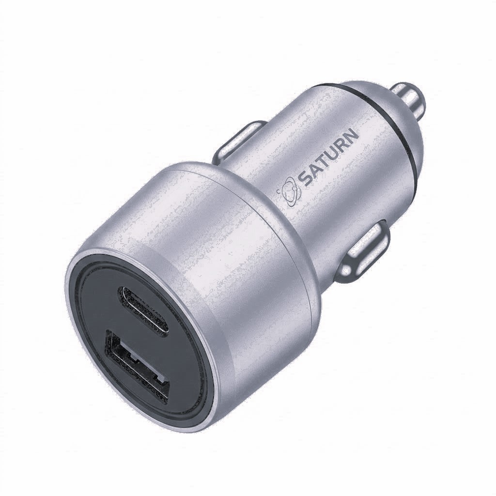 شارژر فندکی SATURN WOLF SCC05 52.5W