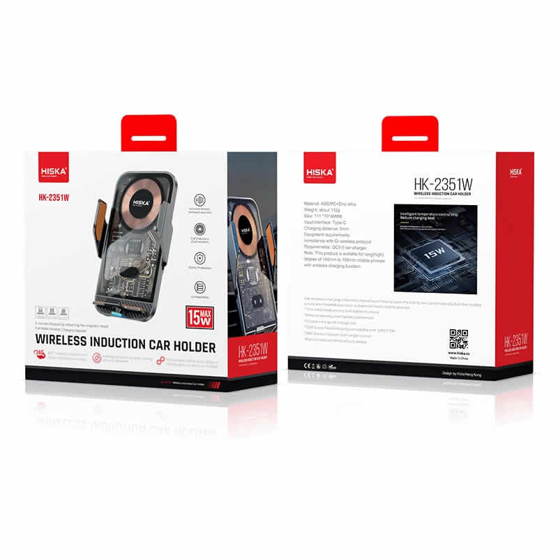 هولدر و شارژر وایرلس 15 وات هیسکا HK-2351W