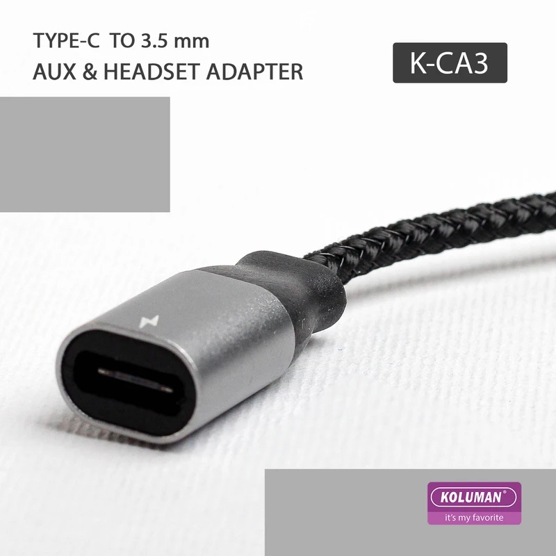تبدیل تایپ سی به AUX کلومن مدل K-CA3
