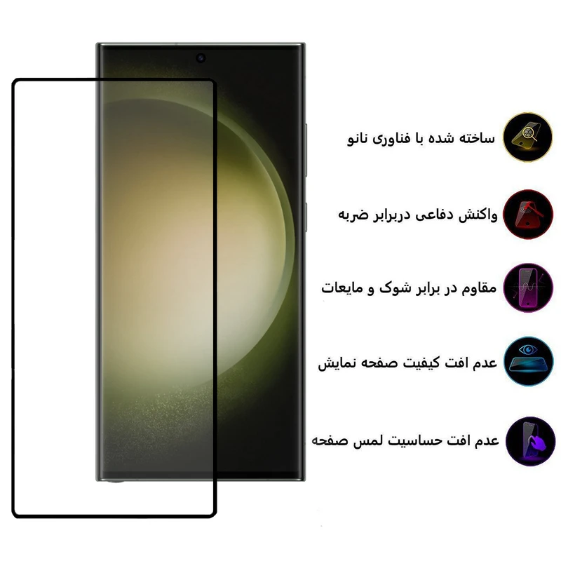 گلس BUFF مدل Galaxy S23 Ultra HYDROGEL