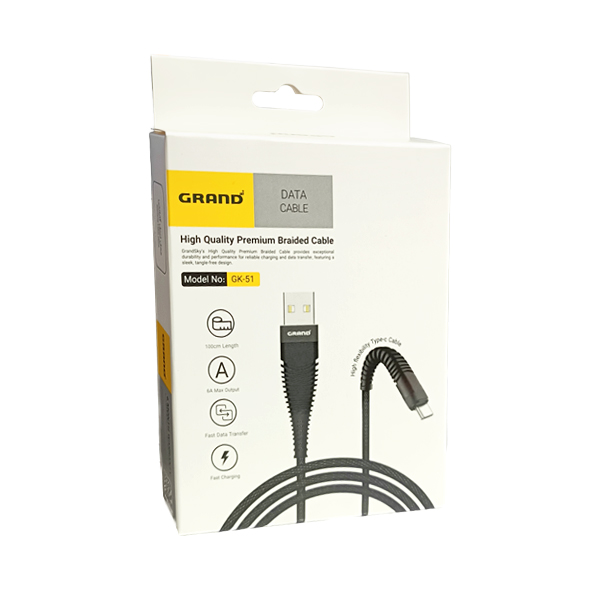 کابل USB به Type-C گرنداسکای مدل GK-51