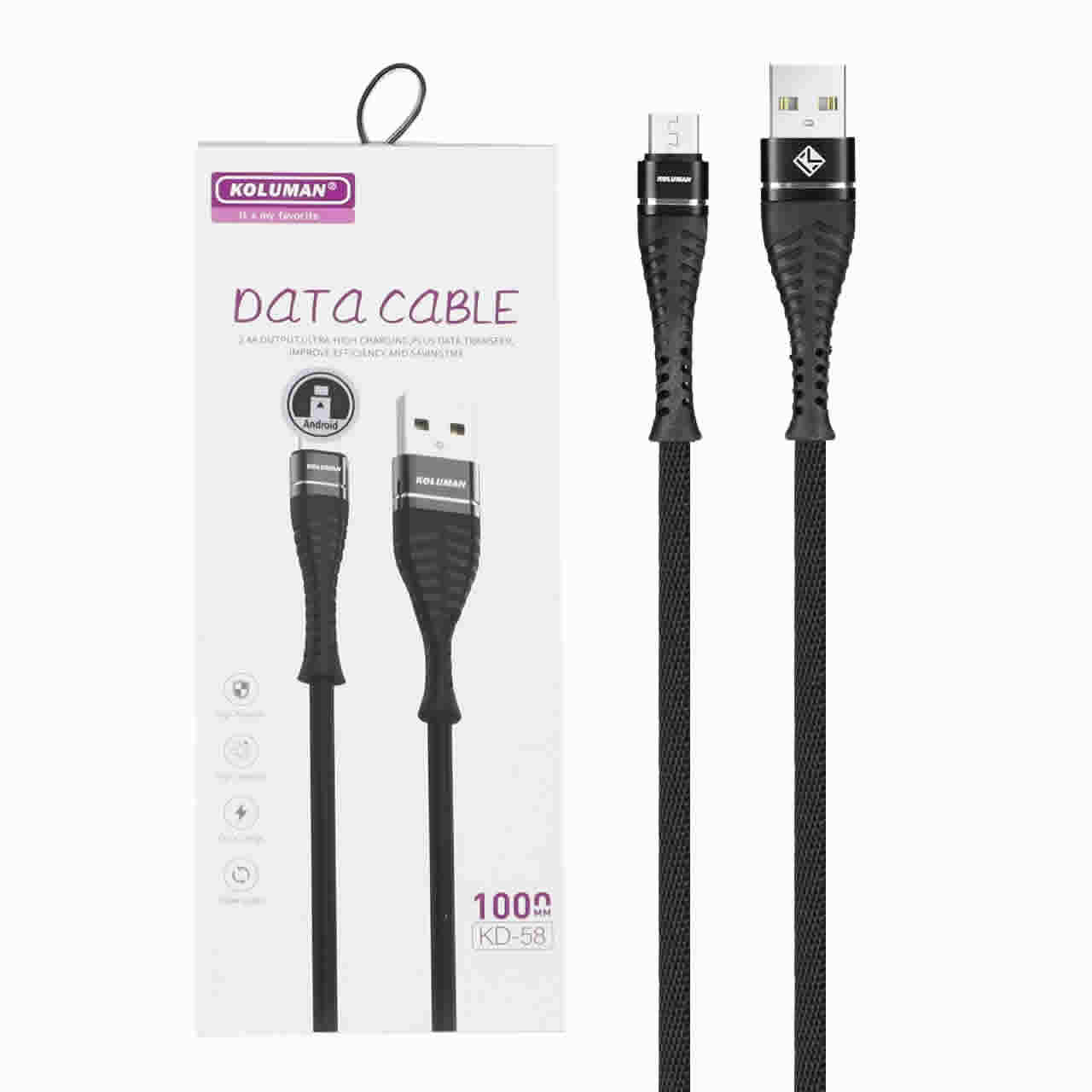 کابل یو اس بی به لایتنینگ کلومن 1متر KD-58