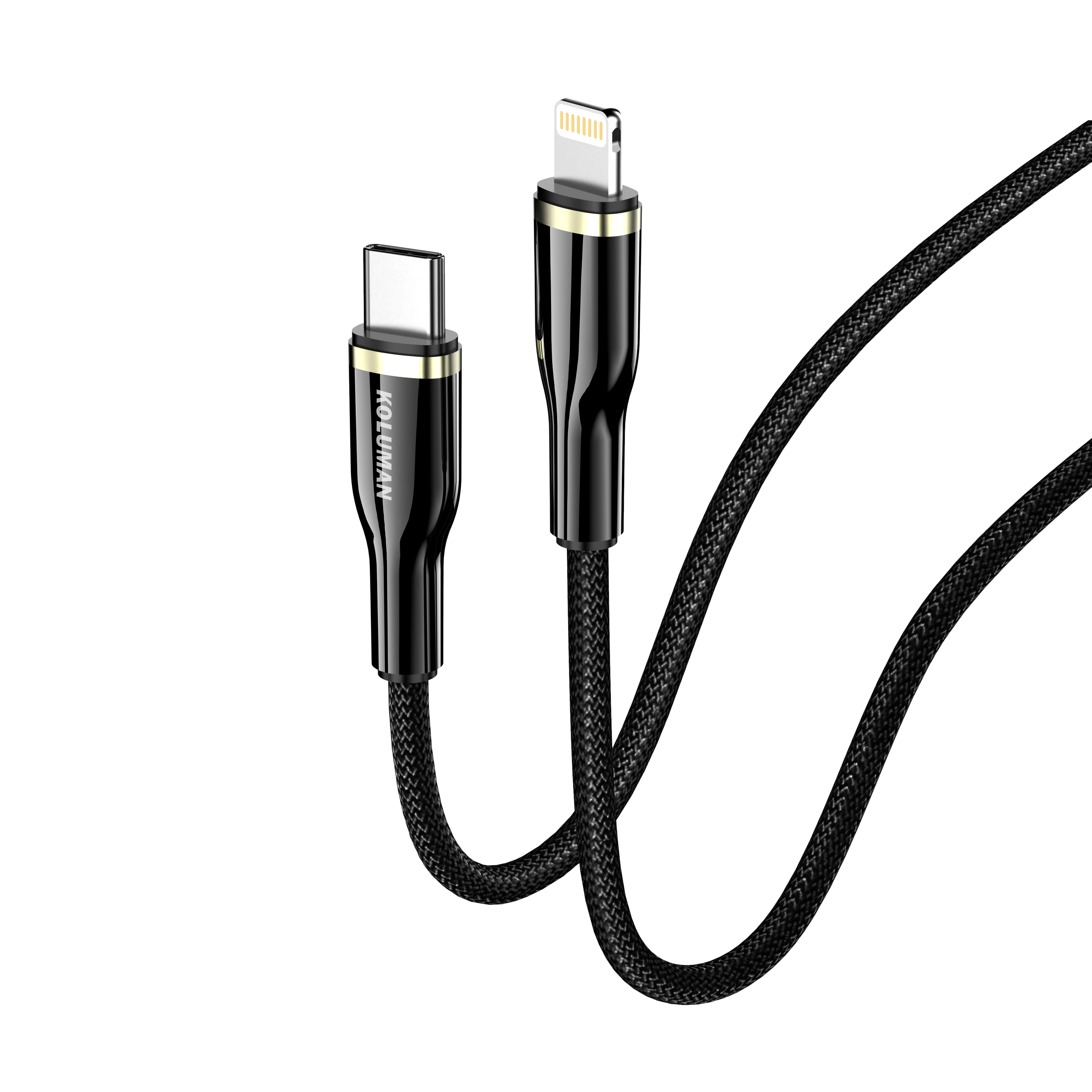 کابل USB-C به USB-C کلومن مدل KD-77 TC-TC 60W
