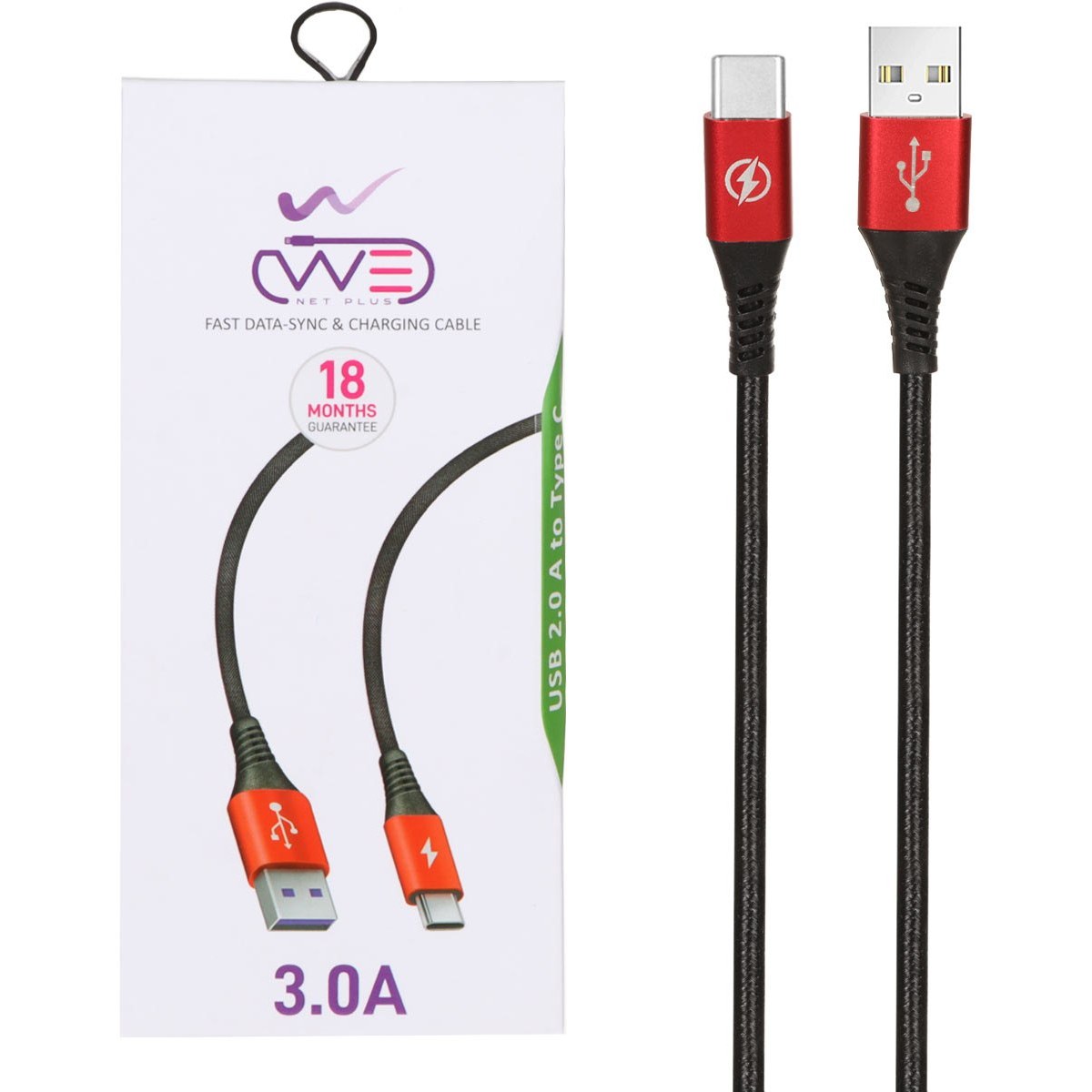 کابل شارژ USB به تایپ سی ای تی کنفی لینک مدل ETW003