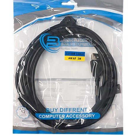 کابل افزایش طول USB طول 3 متری BAYBEL